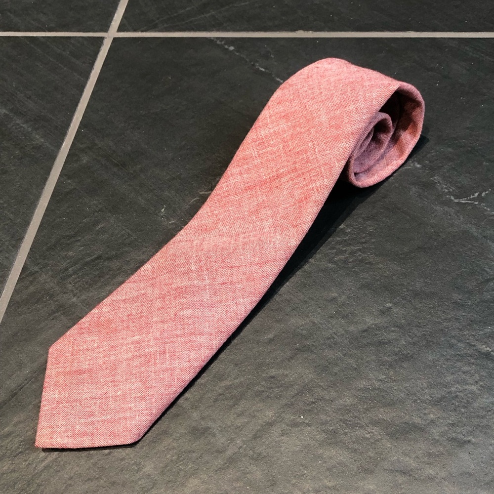 John Henry Necktie Faded Red